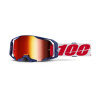 100 Okuliare ARMATIC 100% MACH Z, červené plexi