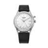 Vulcain Cricket President 36 mm - strieborné - Black Plain + 5 rokov záruka a darček ZADARMO