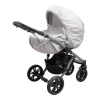 NEW BABY Pláštenka na kočík s reflexným prvkom Basic sivá 110x60 sivá