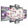 Obraz na plátne viacdielny - OB3835 - Biela orchidea 170cm x 100cm - S18