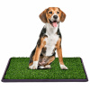 COSTWAY Dog Litter Box Lawn Puppy Toilet Animal Litter Training Pad Indoor Restroom Toe Potty s trávou 51CMX76CM
