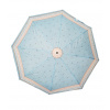 Dáždnik skladací manuálny -modrý ornament Farba: Svetlomodrá, Veľkosť: 98cm