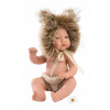 Španielska bábika Llorens 63201 Mini Baby Lev 30 cm