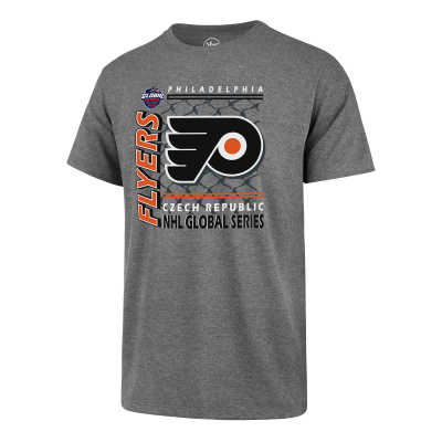 Philadelphia Flyers pánske tričko 47 Brand Club Tee NHL grey GS19 - Akcia