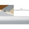 Profil AL Effector A73 prechod. nalep. 120 STRIEBRO 2m
