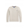 Bavlnený sveter Polo Ralph Lauren biela farba, ľahké, 323702674024 140-149
