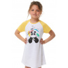 Dívčí košilka na spaní Panda 1F0704 šedá 98-104 / 3-4 let + První výměna zboží zdarma.