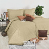 Obliečky damaškové cappuccino EMI Štandardný set jednolôžko obsahuje 1x 140x200 + 1x 70x90
