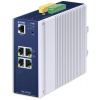 Planet TSN-5225-4T priemyselný L2+ Managed TSN switch, 4x1Gb, 1x RJ45-to-RS232, dual 9-48VDC, -40~75°C, IP30