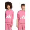 Detská mikina adidas ružová farba, s kapucňou, s potlačou, JV9903 128