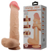 BAILE - Sliding Skin 10,2'' Flesh Suction base Ohýbateľný TPR