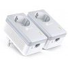 TP-Link TL-PA4010PKIT Powerline adaptér (600 Mbps), priechodná zásuvka