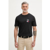 Tommy Hilfiger basic tričko pánske bavlnené MW0MW42367 čierna L