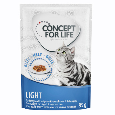 Concept for Life kapsičky, 48 x 85 g - 10 € zľava - Light Cats v želé