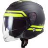 LS2 Helmets LS2 OF521 INFINITY HYPER M.TITANIUM H-V YELLOW