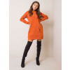 Dress-RV-SK-5833.97P-Dark Orange oranžová S RUE PARIS 2016102711797