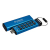 Kingston Technology IronKey Keypad 200 USB kľúč 256 GB USB Typ-C 3.2 Gen 1 (3.1 Gen 1) Modrá (IKKP200C/256GB)