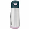 b.box Termoska na pitie šport 500 ml - indigo/ružová EUR