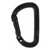 Petzl SMD WALL karabína D bez poistky zámku čierna