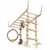 Trixie Suspension bridge rope ladder ferrets wood/rope 35 x 15 x 15 cm