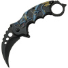 Nôž zatvárací DRAGON karambit MODRÝ