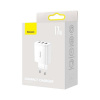 Baseus Baseus Travel Charger Compact wall Charger U+U+U, 17W EU White (CCXJ020102)