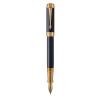 Duofold Prestige Blue Chevron, PP , (F) black ink Farba: (F) black ink