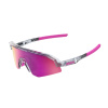 100% Slendale XS - Translucent Grey - Purple Multilayer Mirror