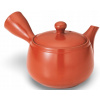 Keramická kanvica Kyusu plain hnedá var. B 360 ml
