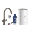 GROHE Red Duo M Páková drezová batéria+ohrev a filtrácia vody,Brushed Hard Grafit 30083AL1 GRO 30083AL1