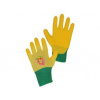 Rukavice DRAGO, detské, máčané v nitrile, žlté, veľ. 07 - CN-3410-008-150-07