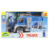 Auto Truxx polícia plast 29cm s figúrkou v krabici 39x22x16cm 24m+