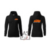 Dámska mikina s motívom KTM Racing S čierna (Mikina s moto motívom)