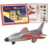 Replika historickej hračky stavebnice Schuco - stíhačka F-100 Super Sabre uni