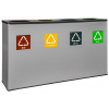 EKO STATION - set na triedenie odpadu, objem 4 x 60 l