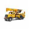 Bruder 02818 Nákladné auto MACK GRANIT žeriav LIEBHERR