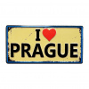 GiftyCity Dekoratívny magnet I Love Prague Retro