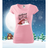 Dámske vianočné tričko Sobík a snehuliak