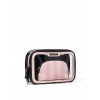Krásna Viktória Secret Beauty-Go-Go Bag trio bezfarebná, čierna, ružová (Kozmetička 3in1 Victoria's Secret Set of Trunk)