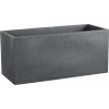 Scheurich Kvetináč C-Cube Long - Stony Black - 60 cm