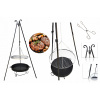 Záhradné ohnisko - Tri -Skin Grill 190 cm + mriežka 60 cm + krbu 60 počítač (Tri -Skin Grill 190 cm + mriežka 60 cm + krbu 60 počítač)