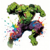 CUKROVÁ TLAČ Masa Jedlý obrázok na tortu HULK AVENGERS + MENO POSTAVY 63