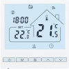 Inteligentný termostat Beok Tuya na stenu, Wi-Fi, Alexa, Google TOL47WIFI-WPB