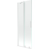 Mexen Velar 2-krídla vaňová zástena posuvná 70 x 150 cm, transparentná, biela - 896-070-000-01-20