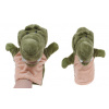 Plyšový maňuška na ruku krokodíl