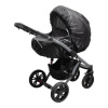 NEW BABY Pláštenka na kočík s reflexným prvkom Basic čierna 110x60 čierna