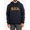 Mikina s kapucňou Fjallraven Fjällräven Logo Hoodie - dark navy