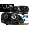 predné svetlá VW Golf V, 2003-2009, Angel Eyes CCFL, čierne black