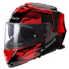 LS2 Helmets LS2 FF800 STORM II TRACKER BLACK RED-06 - XL