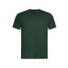Luxusné tričko STEDMAN Crew neck, Bottle zelená, S